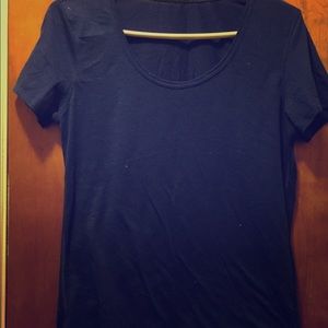 Under Armour scoop neck tee.